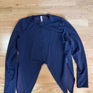 Athleta Samsara Side Tie Dusty Purple Sweatshirt SZ M